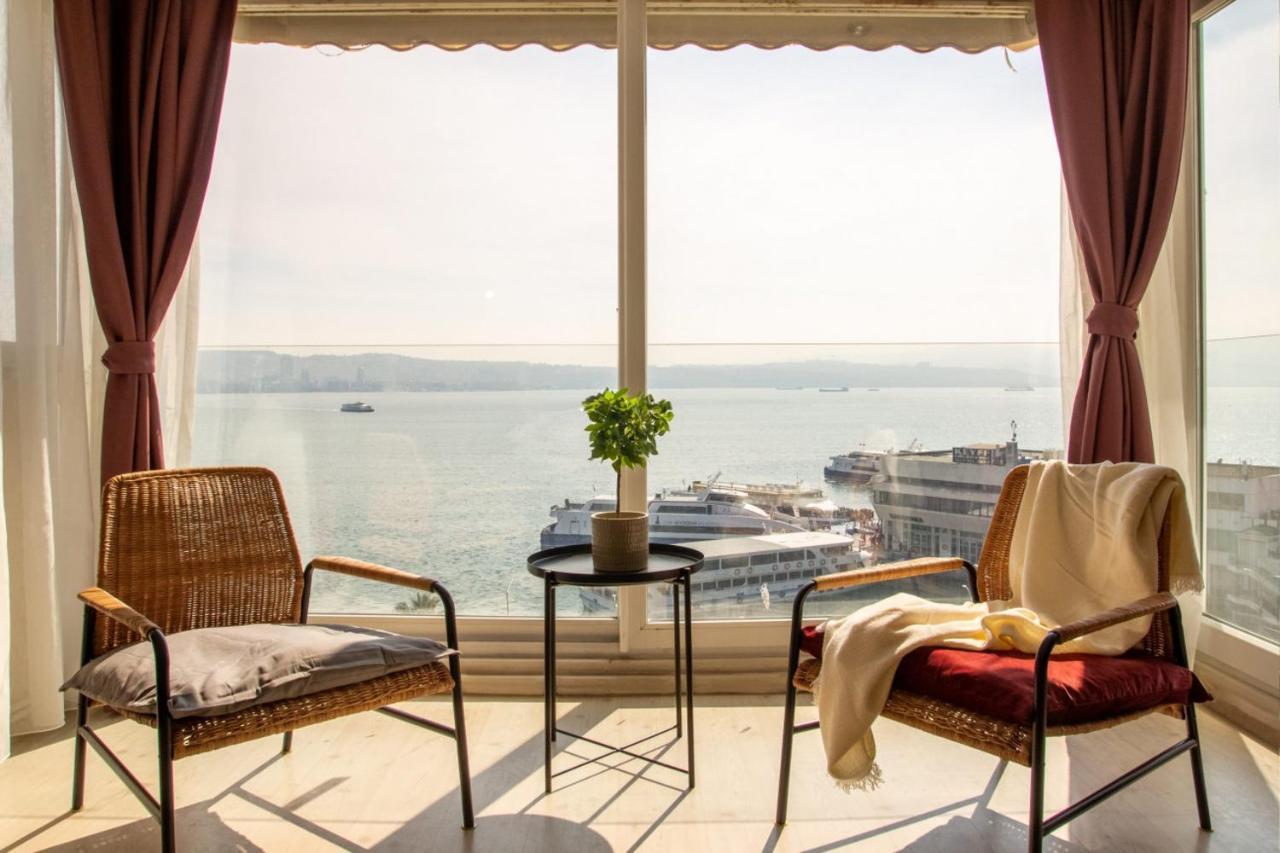 Ferienwohnung Exceptional Flat With Gorgeous Sea View In Izmir Exterior foto